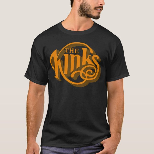 Vintagen Kinks T Shirt (Framsida)