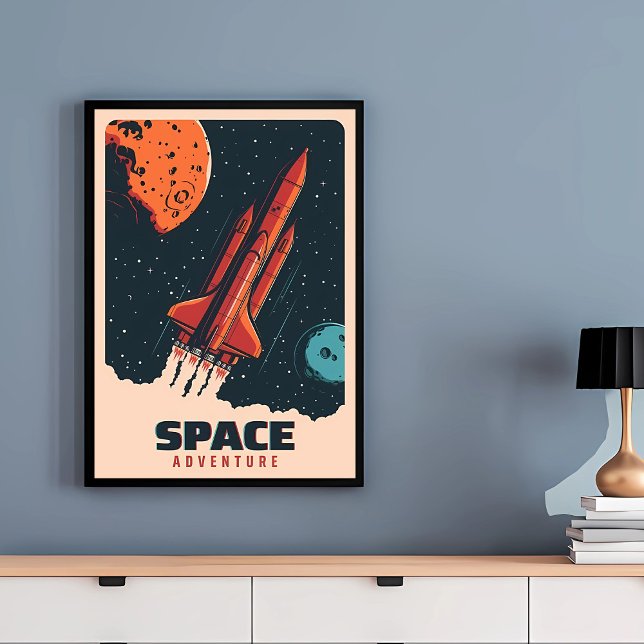 Vintagen Klassiskt space Äventyr Poster (Skapare uppladdad)