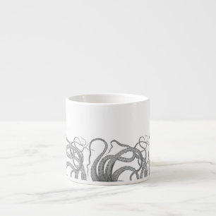 Vintagen kraken steampun espressomugg