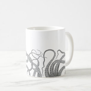 Vintagen kraken steampun kaffemugg