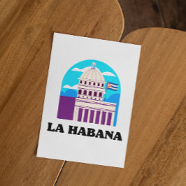 Vintagen La Habana Kuba Vykort