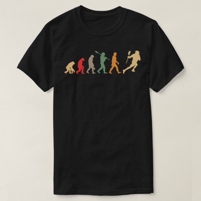 Vintagen Lacrosse evolution T Shirt (Design framsida)