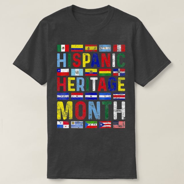 Vintagen Latino Land F T Shirt (Design framsida)