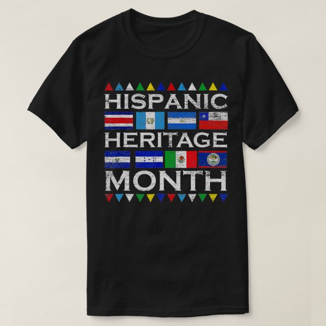 Vintagen Latino Land F T Shirt (Design framsida)