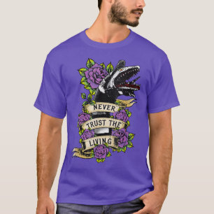 Vintagen litar aldrig på att de lever t shirt