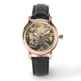 Vintagen Lords Prayer Armbandsur