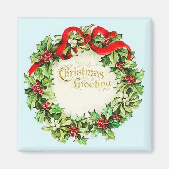 Vintagen Magnet för julfransarna (Framsidan)