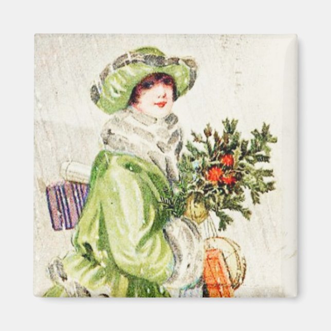 Vintagen Magnet, julköp Magnet (Framsidan)