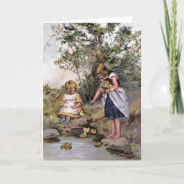 vintagen "Mata Ankor" Helgkort