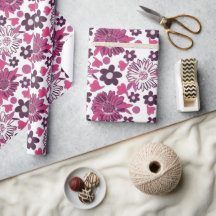 Vintagen Mönster för Blommigt för unik Snyggt