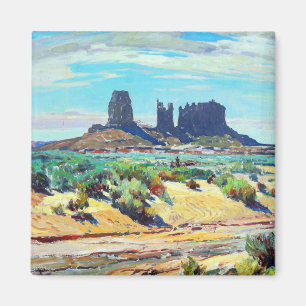 Vintagen Monument Valley-Gammala västern Magnet