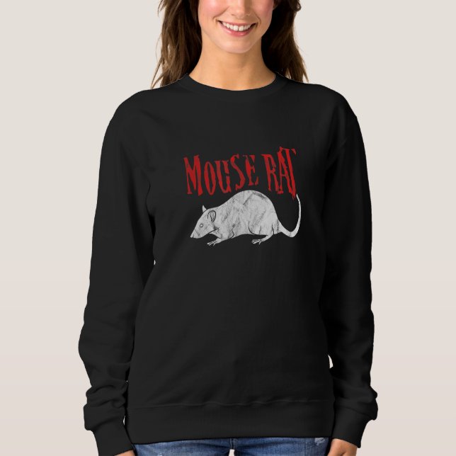 Vintagen Mouse Råtta Råttor Owner T Shirt (Framsida)