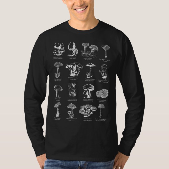 Vintagen Mushroom Co. T Shirt (Framsida)