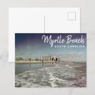 Vintagen Myrtle Beach South Carolina Vykort