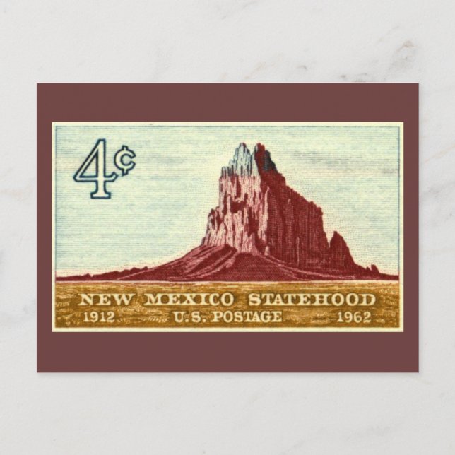 Vintagen new mexico State Vykort (Framsida)