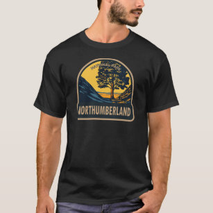 Vintagen Northumberland National Park England T Shirt