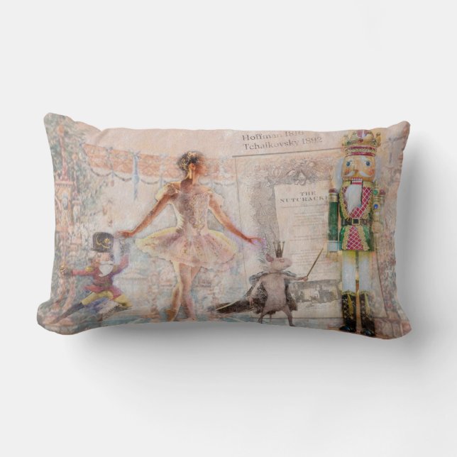 vintagen "Nutcracker" Lumbarkudde (Framsida)