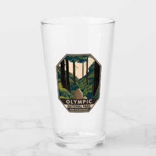 Vintagen Olympic National Park Hoh Rainforest Glaskopp