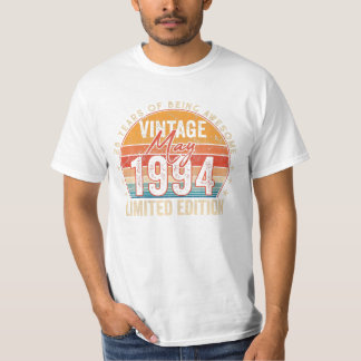 Vintagen om födelsedagspresent maj 1994 t shirt