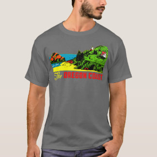 Vintagen Oregon Kusten T Shirt