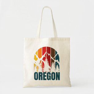Vintagen Oregon Mountains Retro Tygkasse