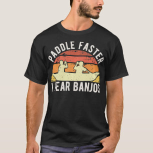 Vintagen Paddle Faster I Förhör Förbud T Shirt