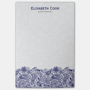 Vintagen Paisley Snöre Post-it Block