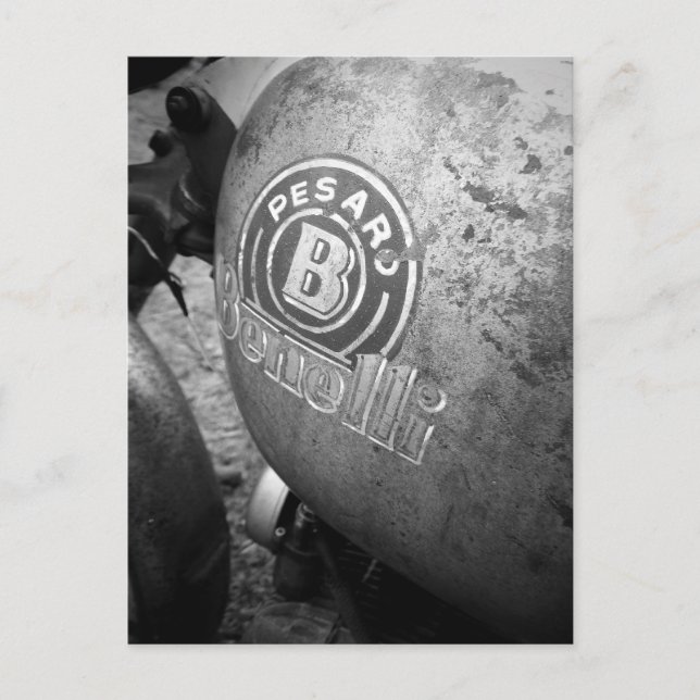 Vintagen Pesaro Benelli Vykort (Framsida)