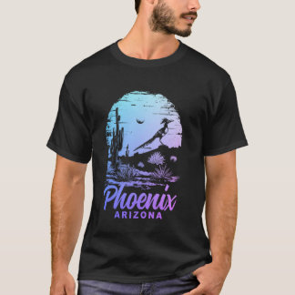 Vintagen Phoenix Arizona Roadrunner Desert Vibes T Shirt