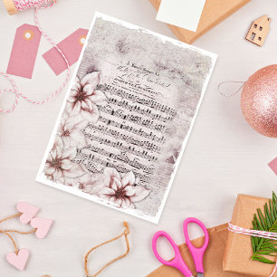 Vintagen Poinsettias i tyska Julmusiken