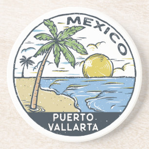 Vintagen Puerto Vallarta Mexico Underlägg