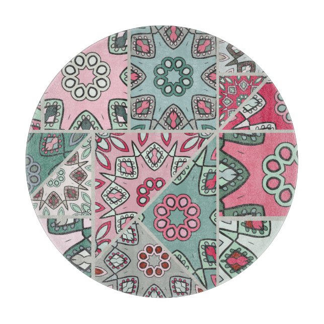 Vintagen Quilt för indiska arabiska lappverk (Framsidan)
