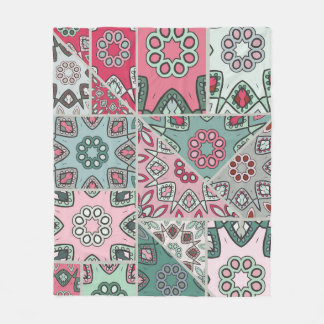 Vintagen Quilt för indiska arabiska lappverk Fleecefilt