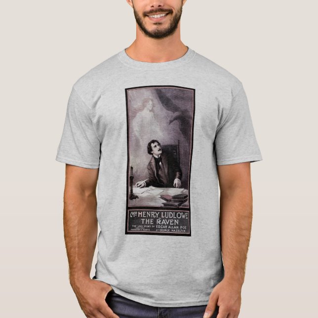 Vintagen Raven Theatrical Tee Shirt (Framsida)