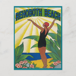 Vintagen Rehothus Vykort