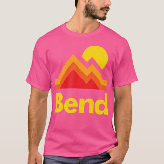 Vintagen Reking Retro bergsberg i böjningsregon T Shirt