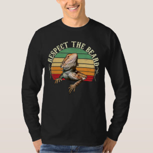Vintagen respekterar den skägda draken t shirt