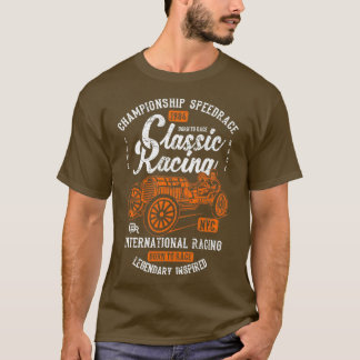 Vintagen Retro- för tävlans hastighet har tryckts  T Shirt