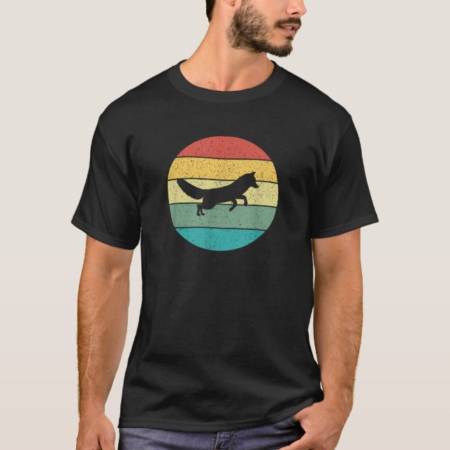 Vintagen Retro-hål T Shirt (Framsida)