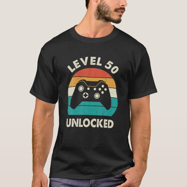 Vintagen Retro-hål T Shirt (Framsida)