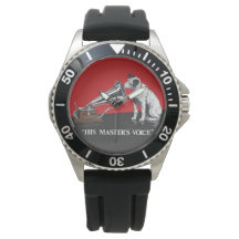 Vintagen Röd och svart för hans mästare