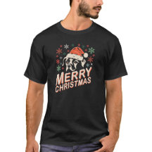 Vintagen rolig hund Santa God jul