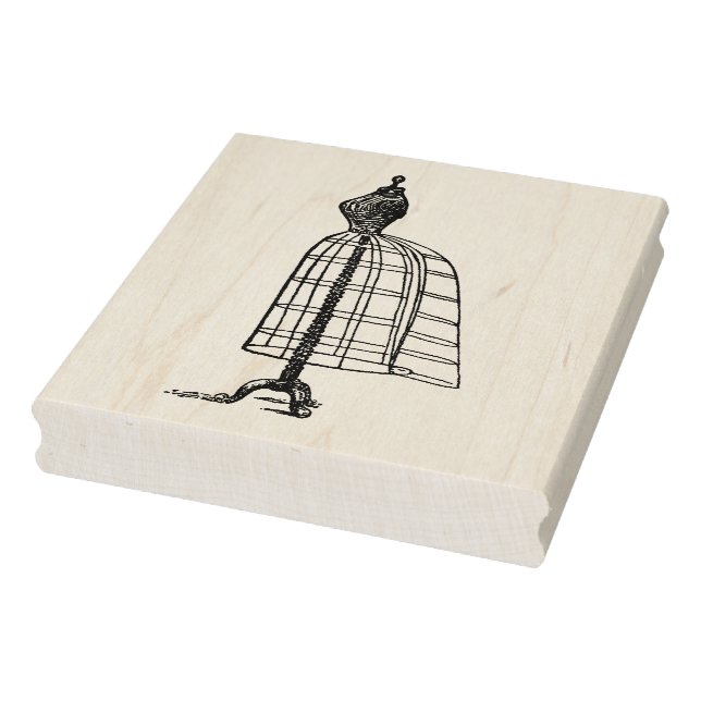 Vintagen Rubber Art Frimärke Stämpel (Stämpel)