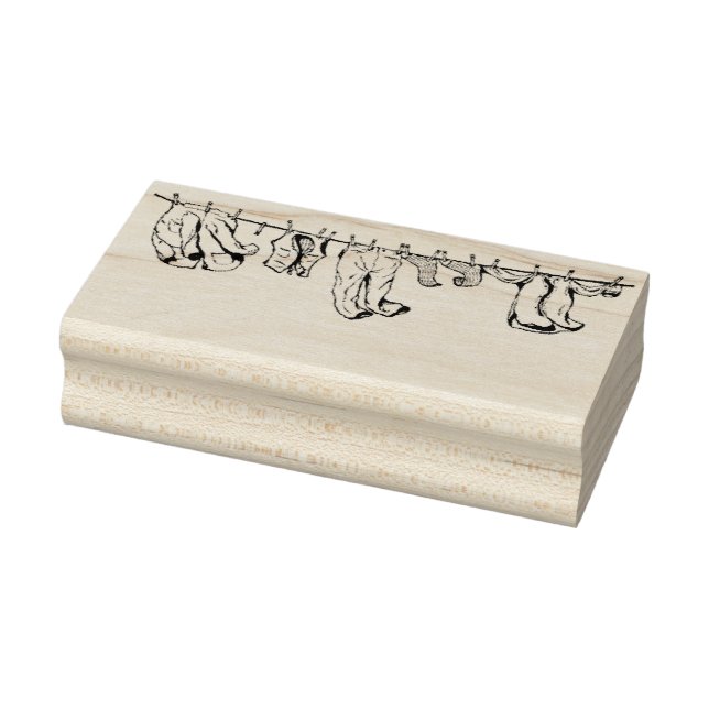 Vintagen Rubber Art Frimärke Stämpel (Stämpel)