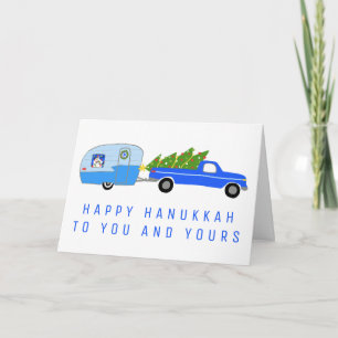 Vintagen RV för den akuta julkamper som används i  Kort