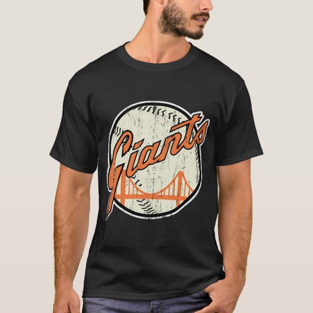 Vintagen San Francisco Giantsss T Shirt (Framsida)