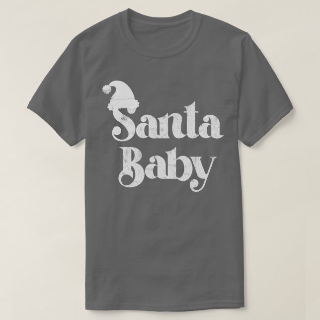 Vintagen Santa Baby, se T Shirt (Design framsida)