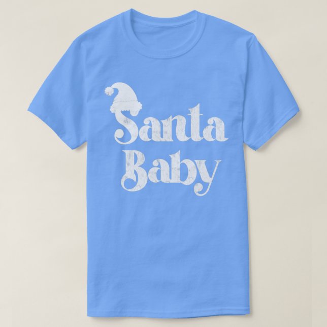 Vintagen Santa Baby, se T Shirt (Design framsida)