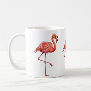 Vintagen Sassy Flamingo Retro Kaffemugg