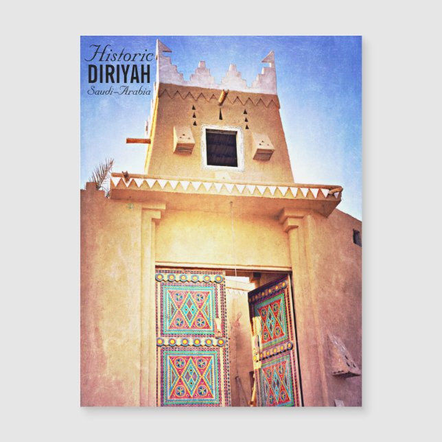 Vintagen Saudiarabien Riyadh Saudiarabien (Framsida)